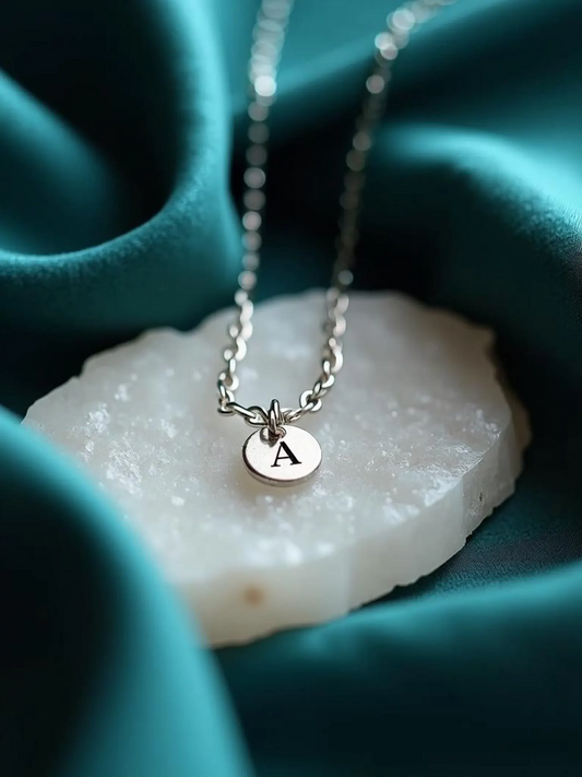 Silver Letter Necklace