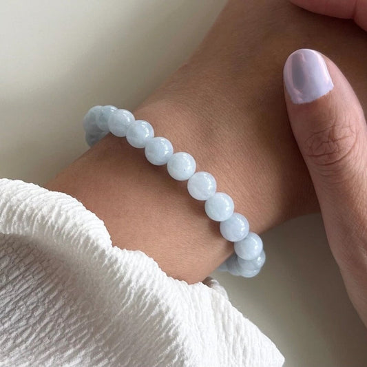 Aquamarine Stretch Bracelet