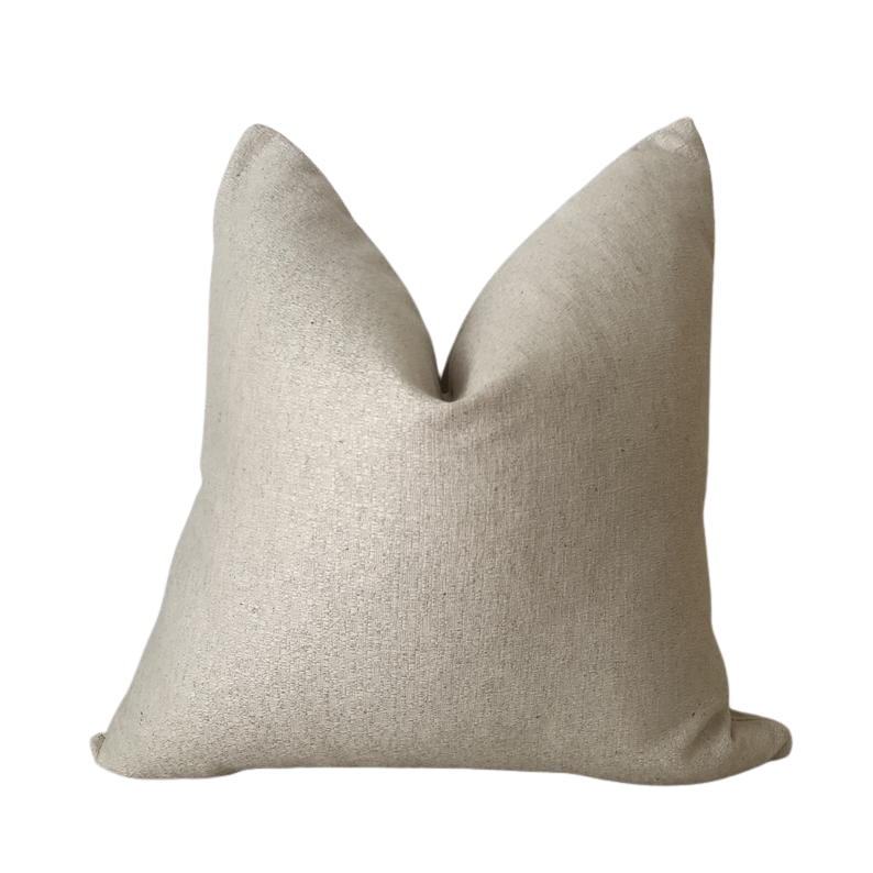 Beige Linen Pillow