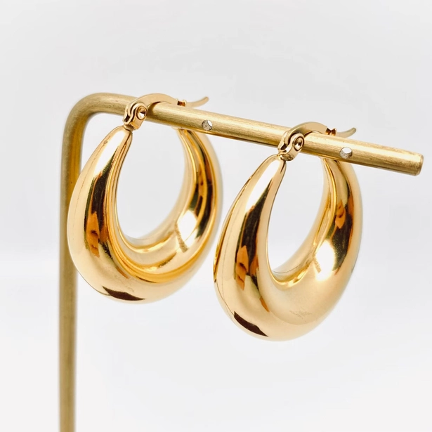 Rhiannon Huggie Hoop Earrings