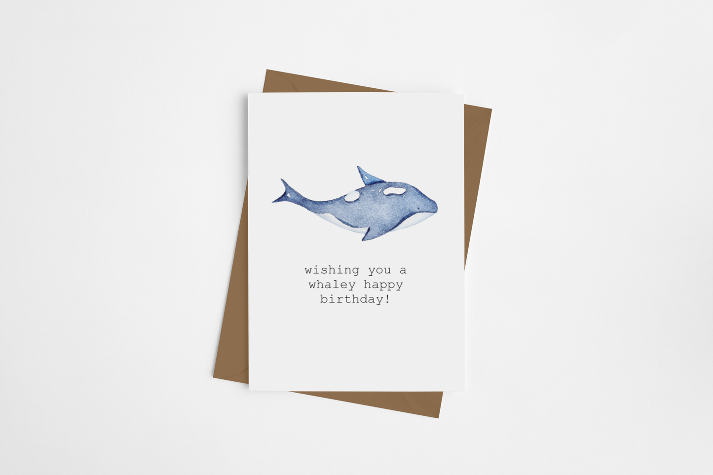 "Wishing You a Whaley Happy Birthday" Card